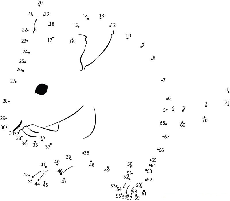 Mouse dot to dot worksheets