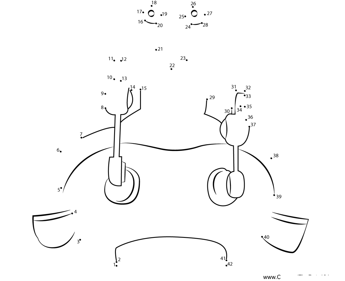 Robosnail-Rugrats printable dot to dot worksheet