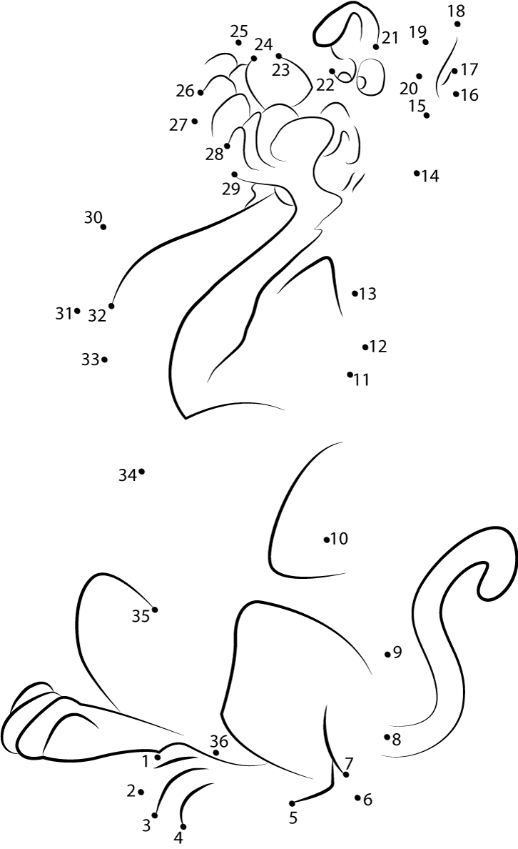 Scooby Doo dot to dot worksheets