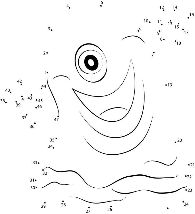 Alien dot to dot worksheets