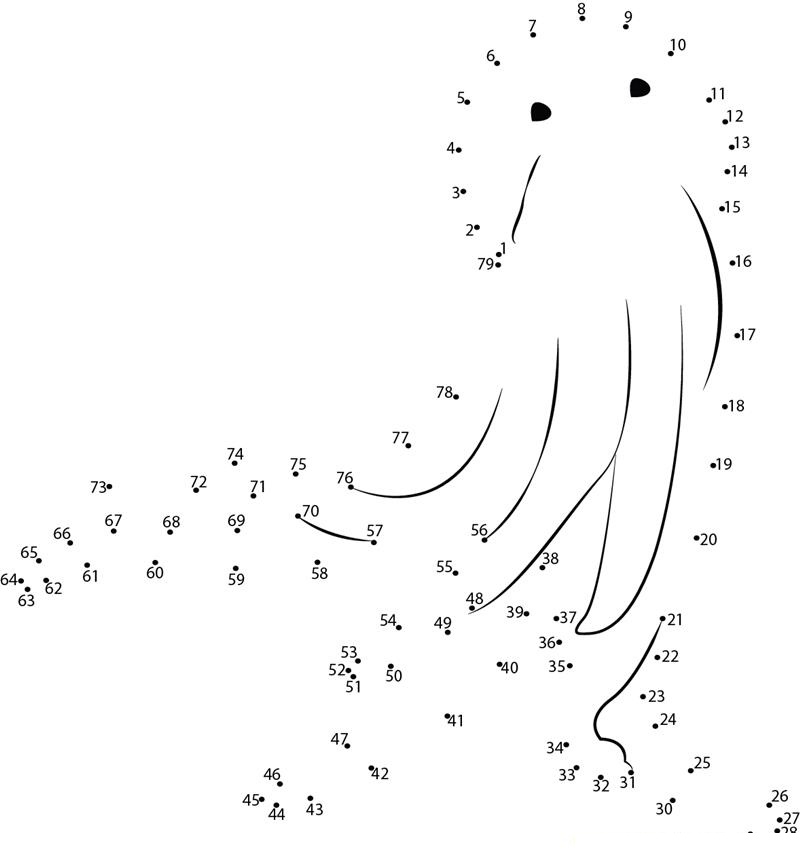 Charming Octopus dot to dot worksheets