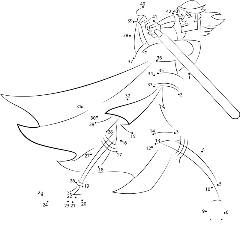 Star Wars Attack printable dot to dot worksheet