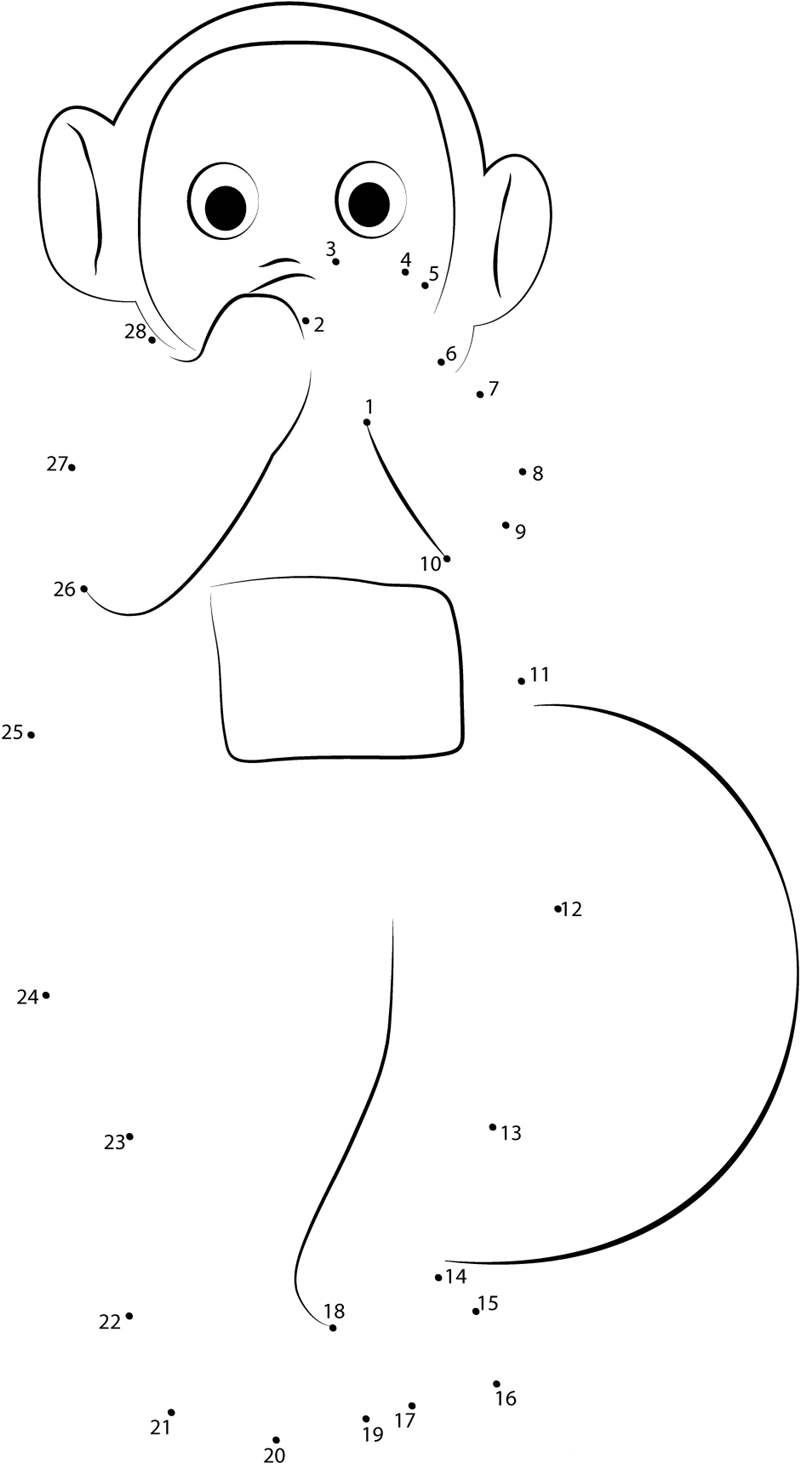 Laalaa Standing dot to dot worksheets