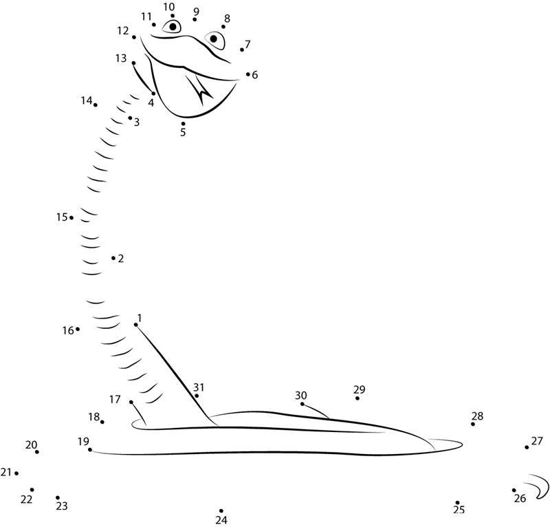 Larry printable dot to dot worksheet