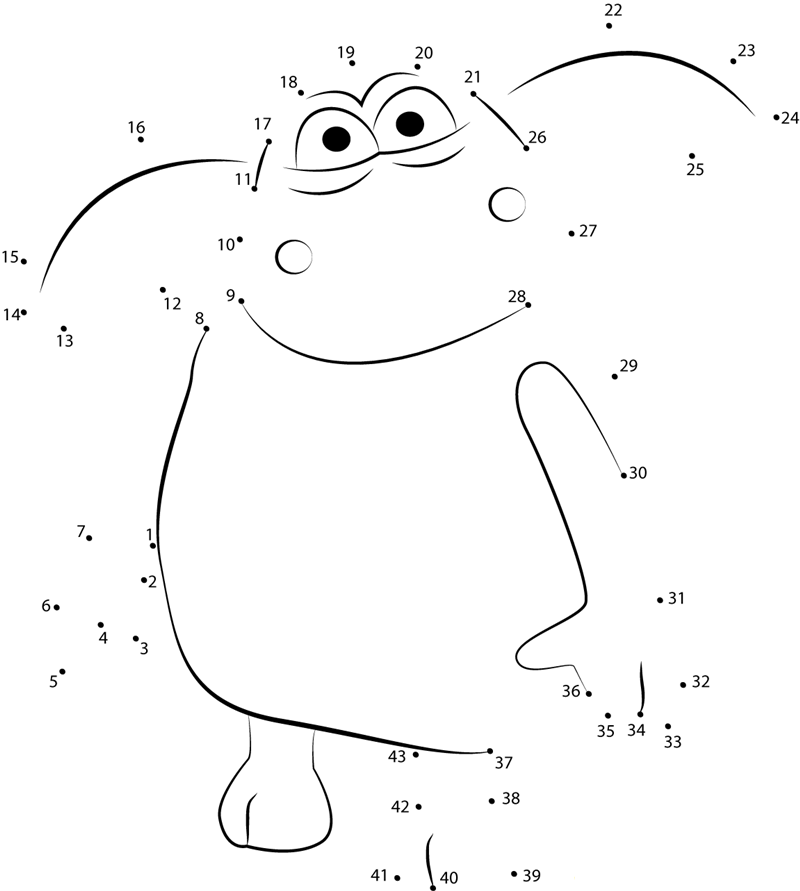 Graceful Timmy dot to dot worksheets