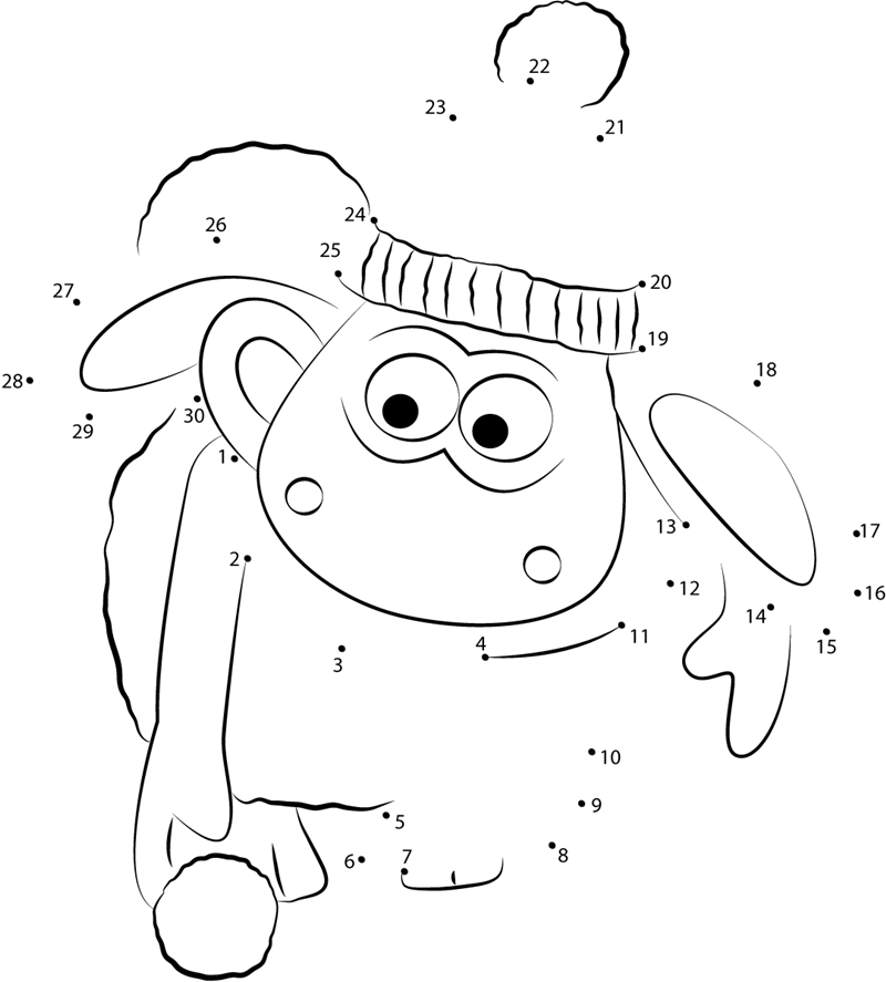 Timmy printable dot to dot worksheet