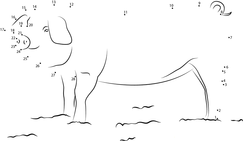 Pig Farming In India printable dot to dot worksheet