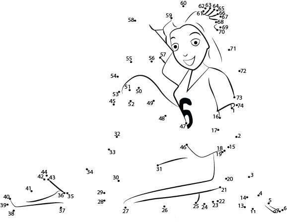 Totlly Spies Sam printable dot to dot worksheet