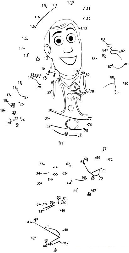 The Trusted One printable dot to dot worksheet