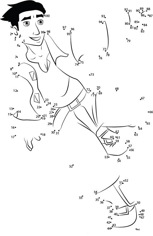 Treasure Planet Craziness dot to dot worksheets