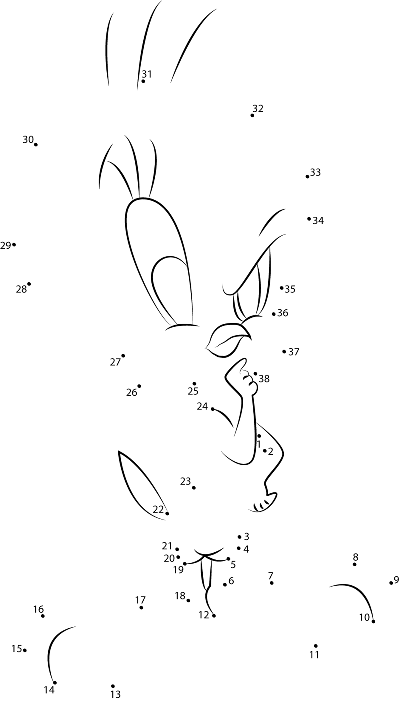 Tweety Bird Thinking dot to dot worksheets