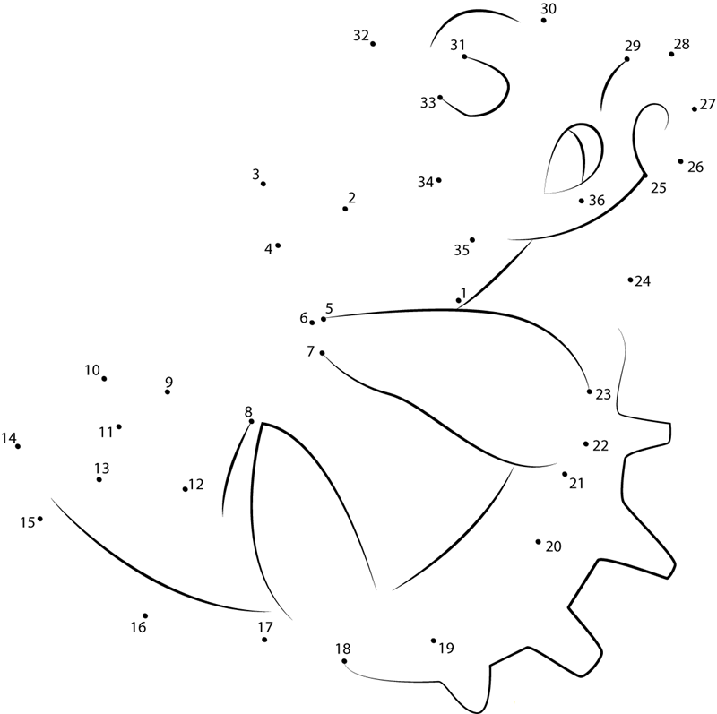 Lapras Water Pokemon printable dot to dot worksheet