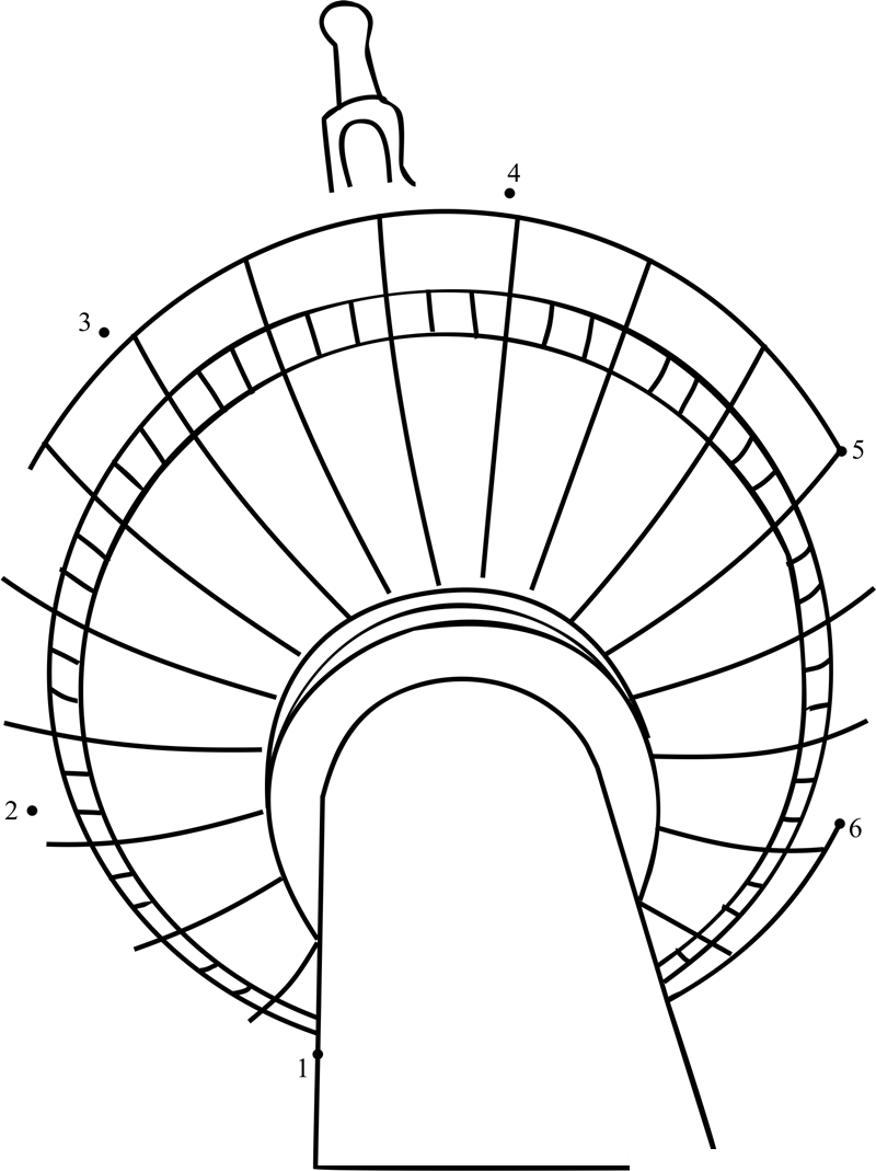 Berliner Fernsehturm Flr printable dot to dot worksheet