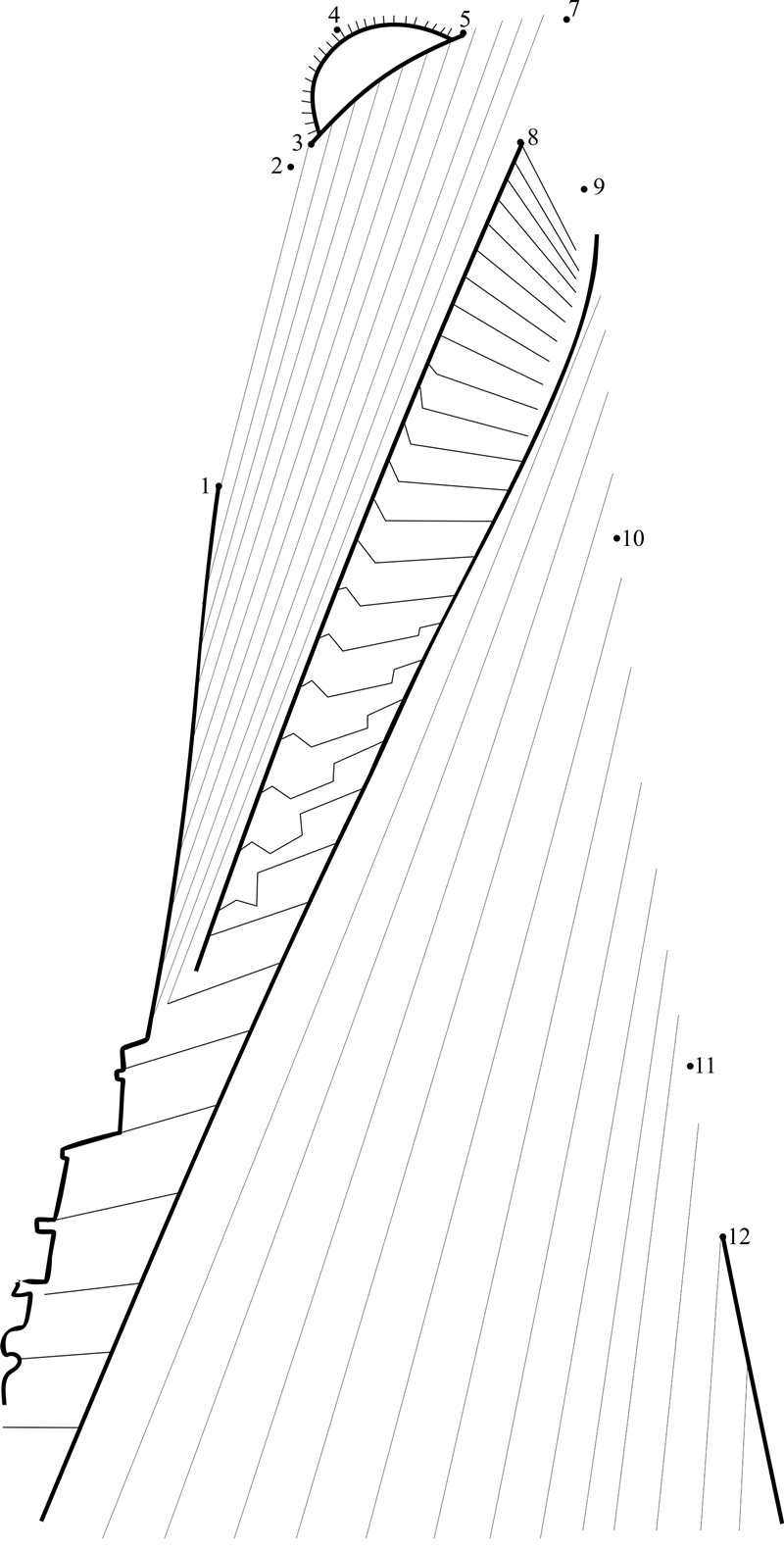 Mode Gakuen Spiral Tower In Nagoya Japan printable dot to dot worksheet