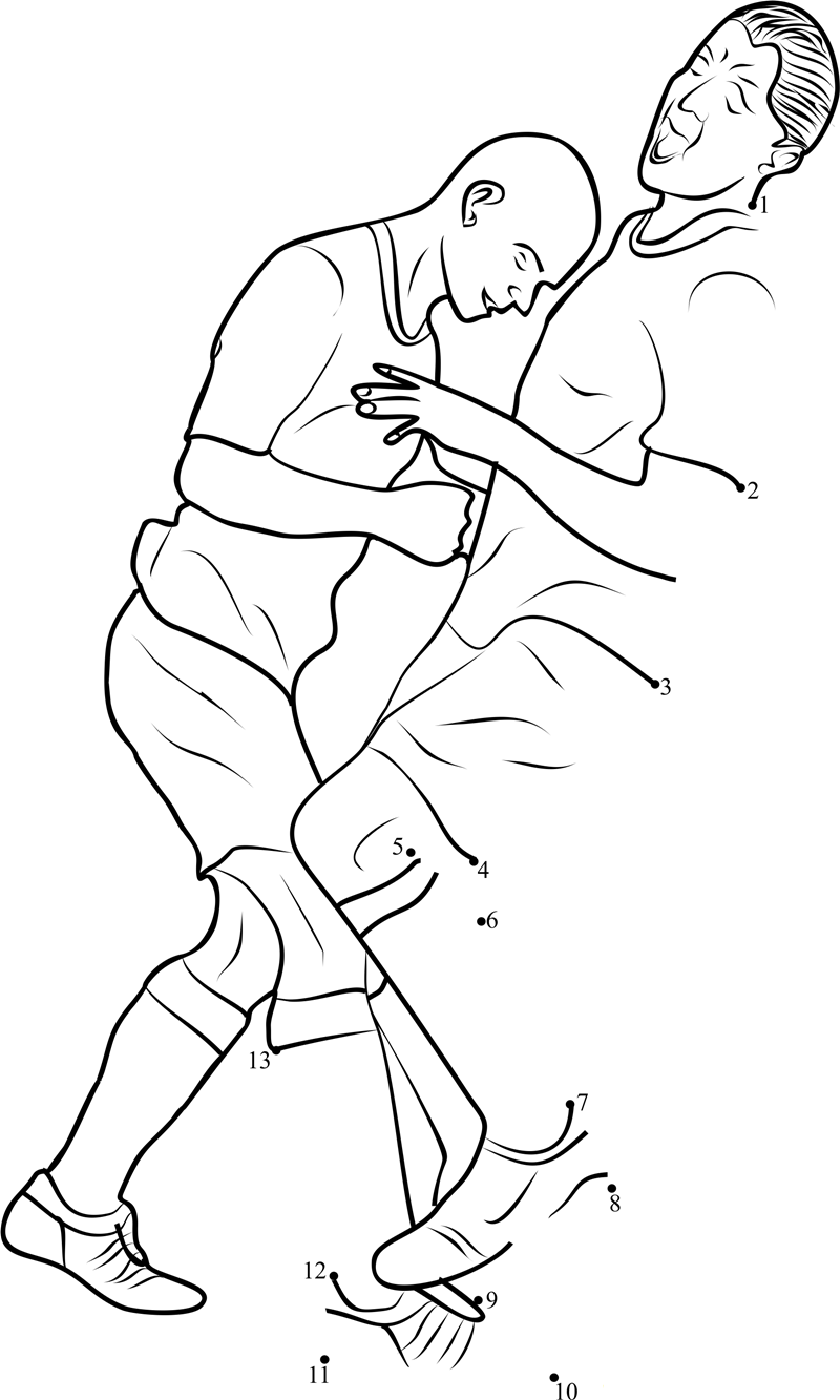 Zidane Headbutt Statue Displayed In Qatar printable dot to dot worksheet