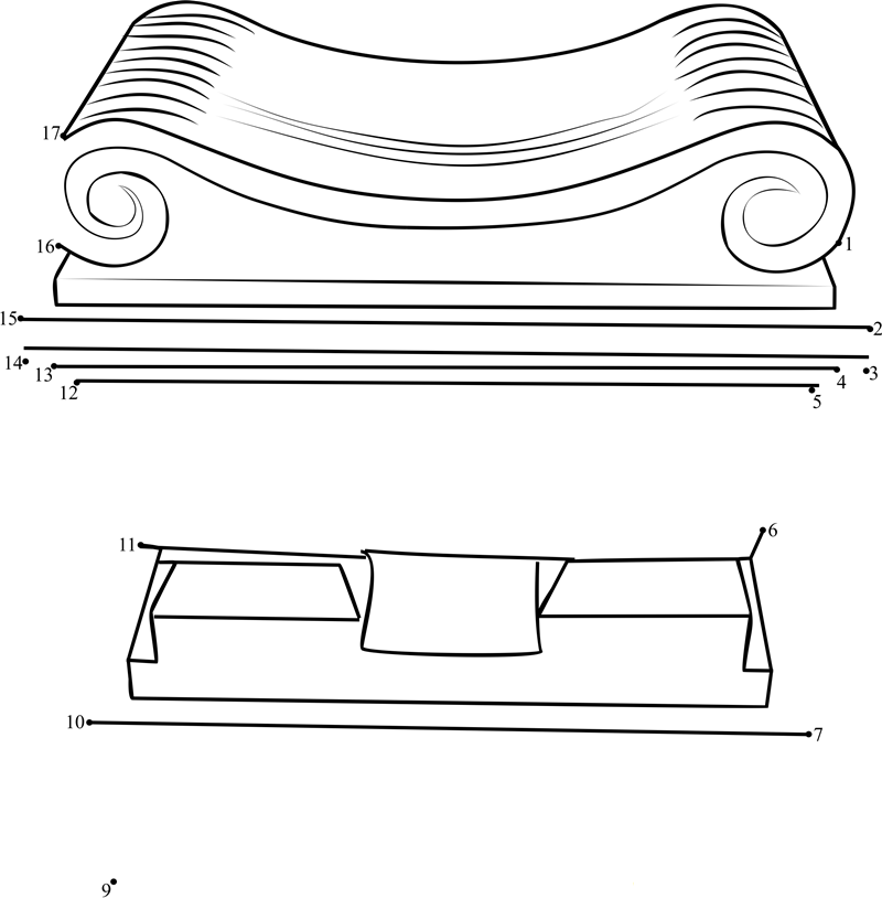 Napoleon X27 S Grave On Saint Helena printable dot to dot worksheet