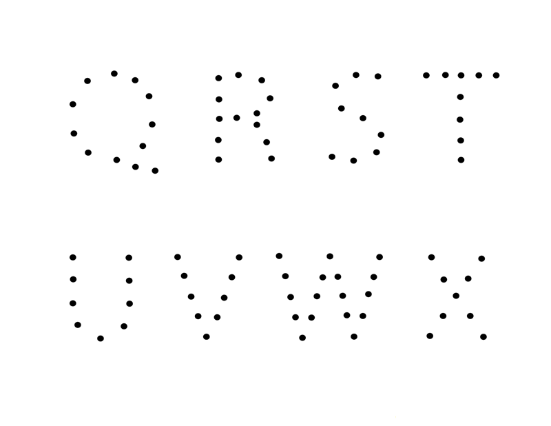 Q To X01 dot to dot worksheets