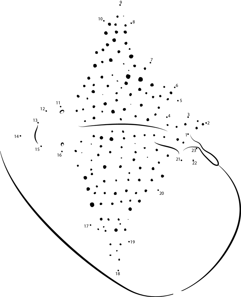 Devil Fish dot to dot worksheets