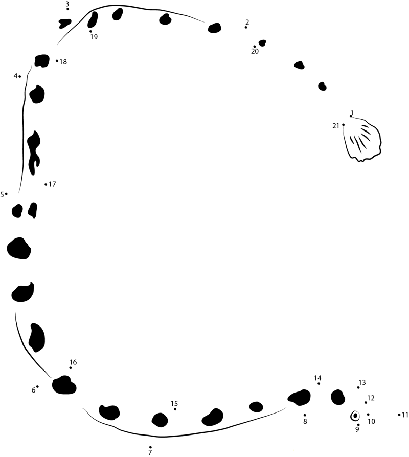 Corythoichthys Flavofasciatus dot to dot worksheets