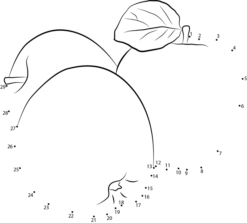 Gazette Apples dot to dot worksheet