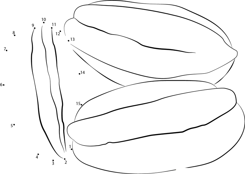 Star Fruit Vapor printable dot to dot worksheet