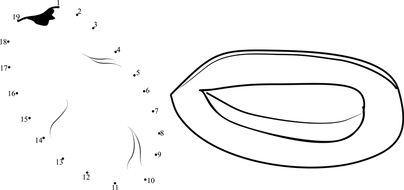 Date Cut Into Half printable dot to dot worksheet