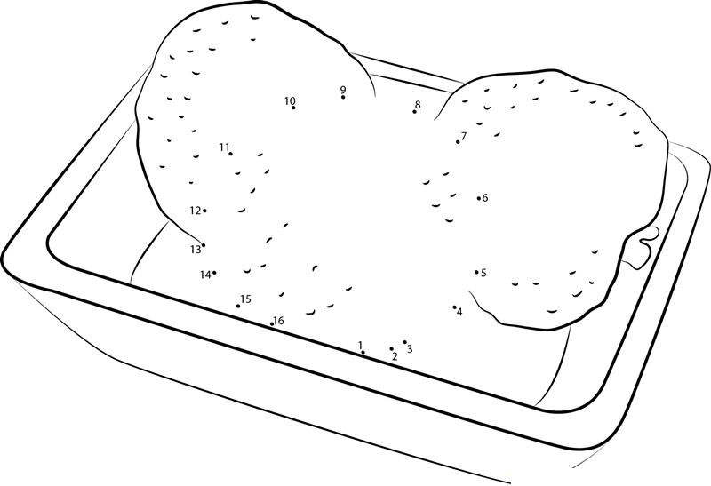 Sweet Lychee In Pot printable dot to dot worksheet