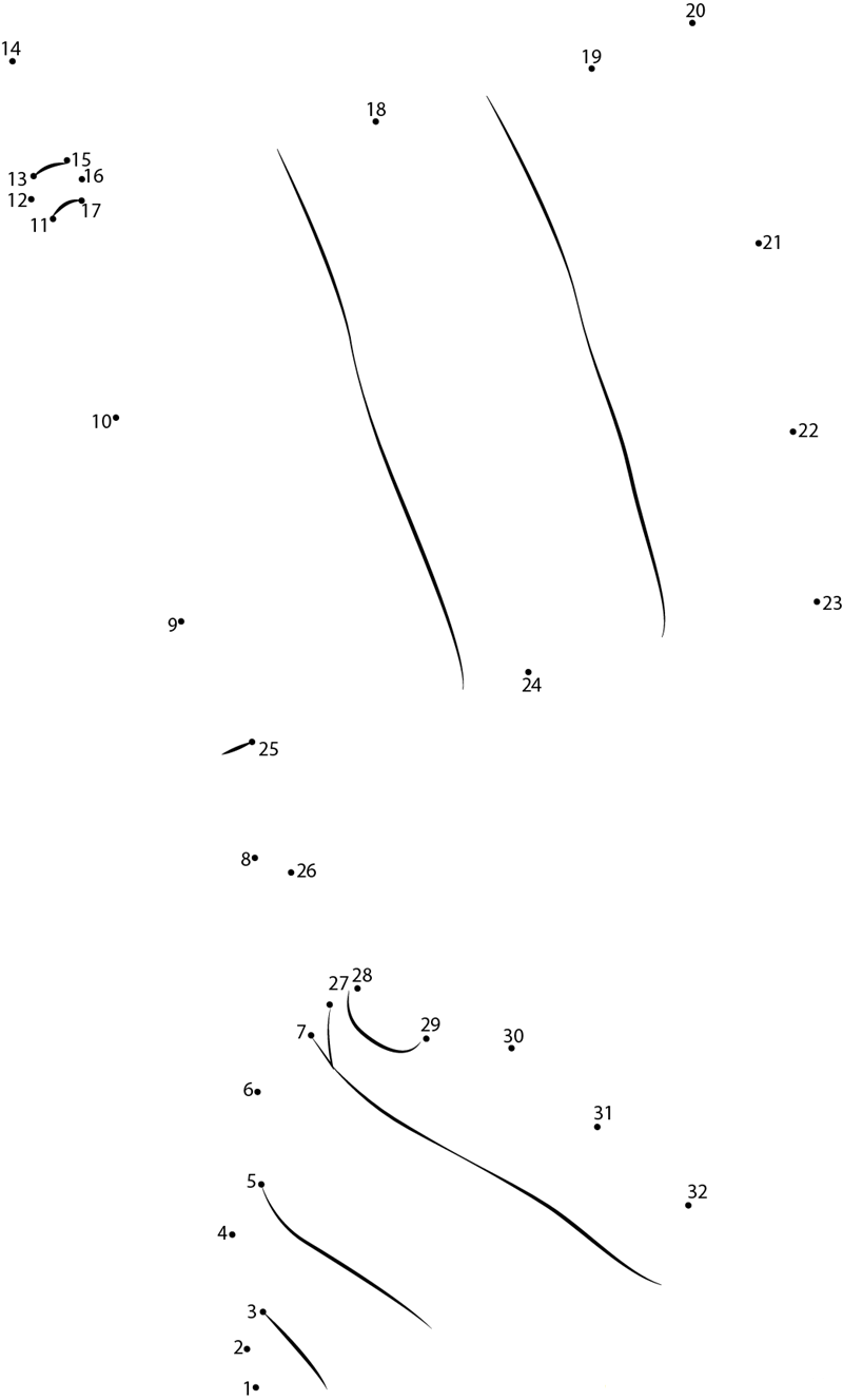 July Guide Bastille printable dot to dot worksheet