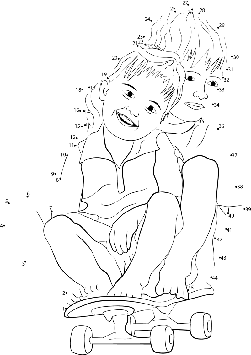 Bhai Dooj Festival printable dot to dot worksheet