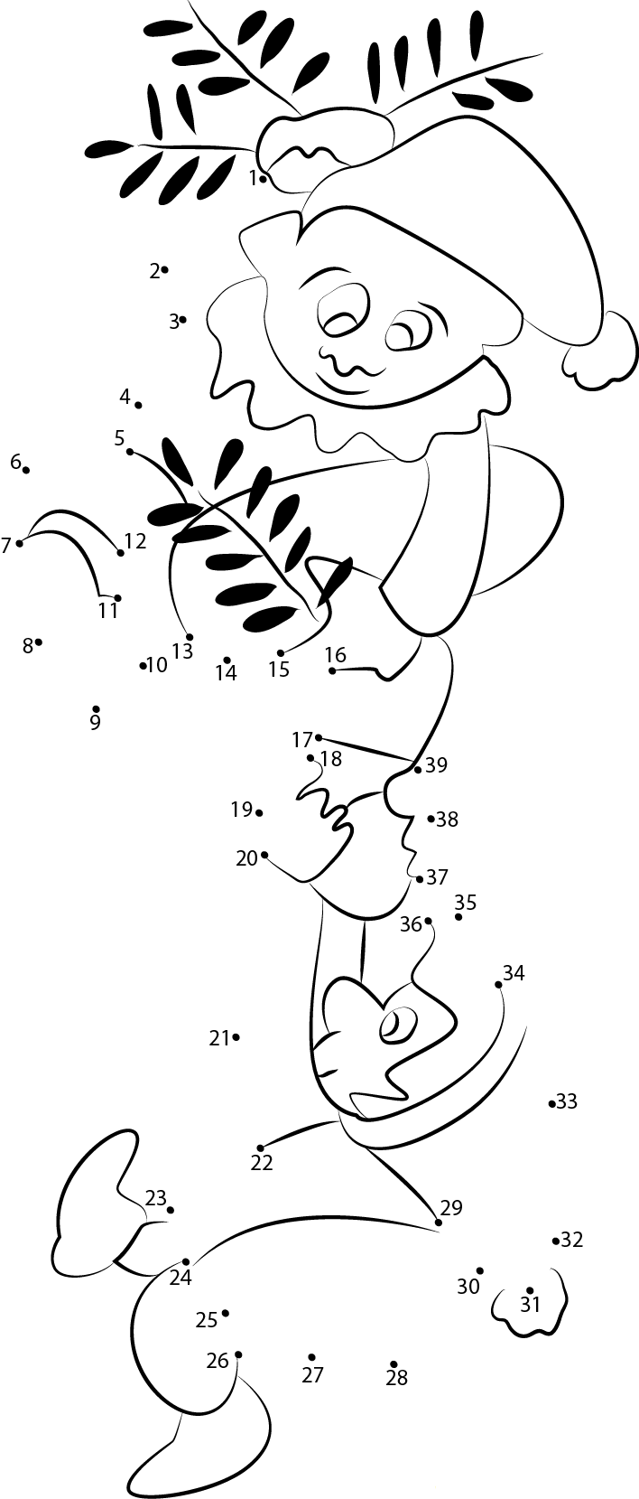 Dwarf dot to dot worksheets