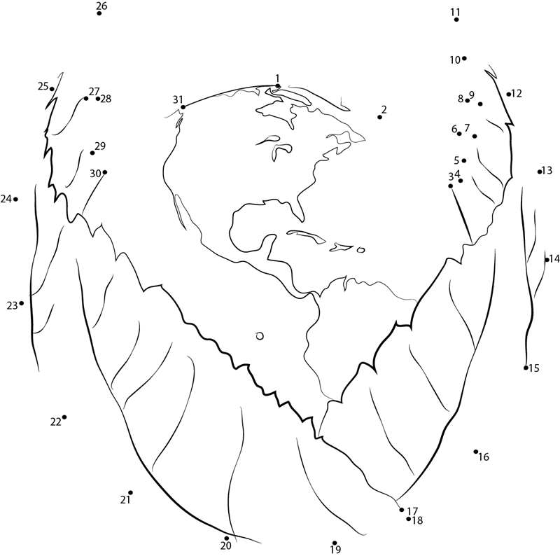 Special Earth Day dot to dot worksheets