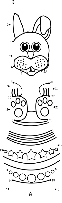 Easter-Bunny-Over-Egg-Dot-To-Dot printable dot to dot worksheet