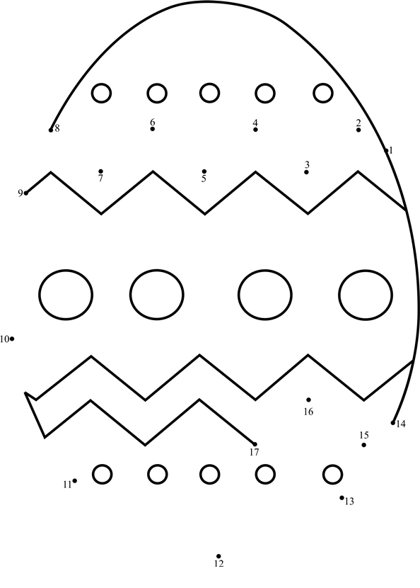 Easter-Egg-Dot-To-Dot dot to dot worksheets