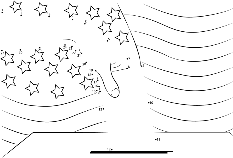 Primary Election printable dot to dot worksheet