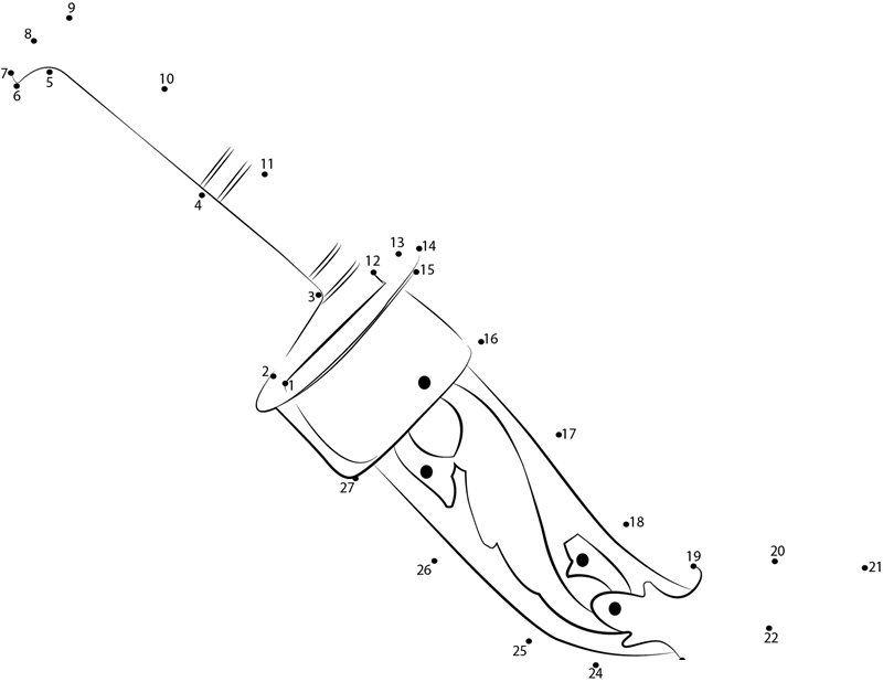 Kirpan Sikh dot to dot worksheets