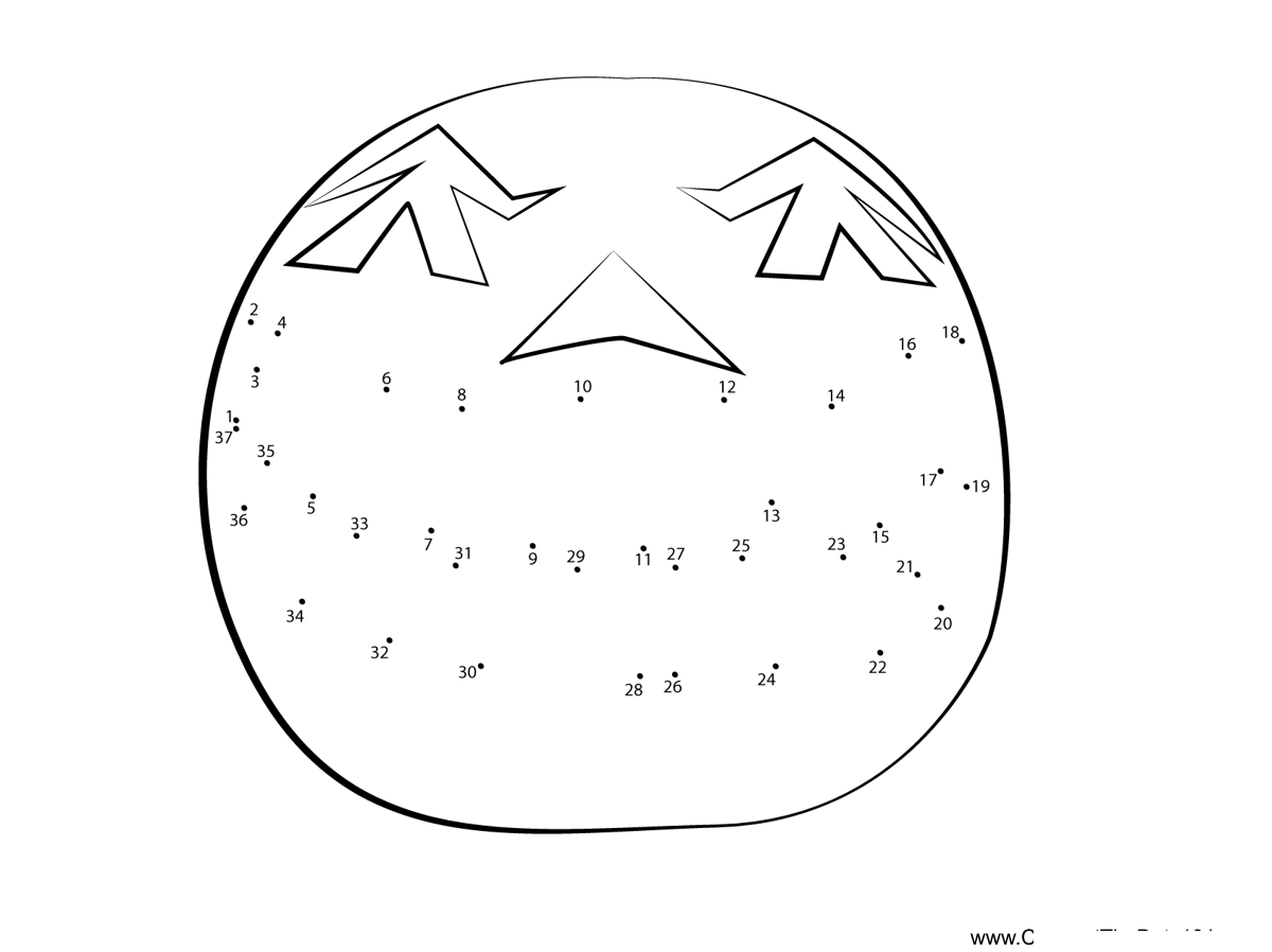 Jackolantern printable dot to dot worksheet