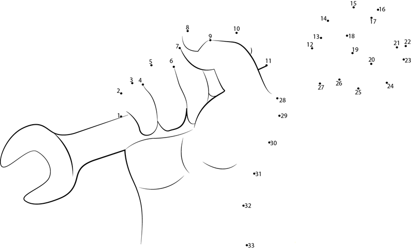 Revol Industry printable dot to dot worksheet