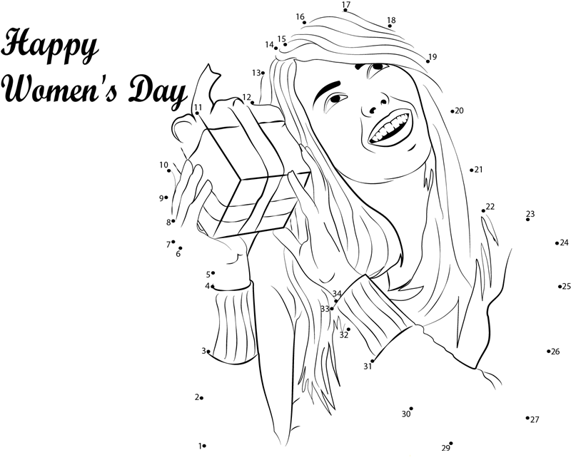 Women X27 S Day Gifts printable dot to dot worksheet