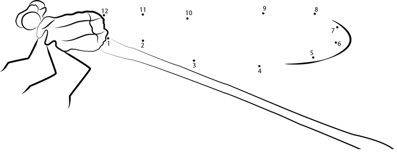 Black Tailed Skimmer Damselfly dot to dot worksheets