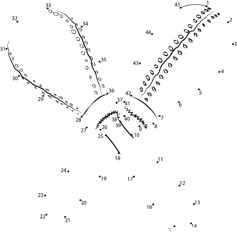 Leather Maracas printable dot to dot worksheet