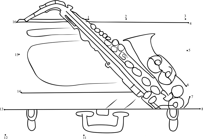 Jupiter Alto Saxophone dot to dot worksheets