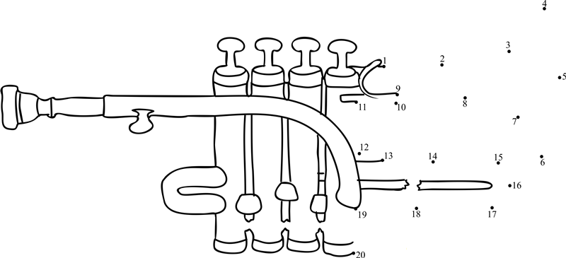 Stagg 77Tp Tuba printable dot to dot worksheet