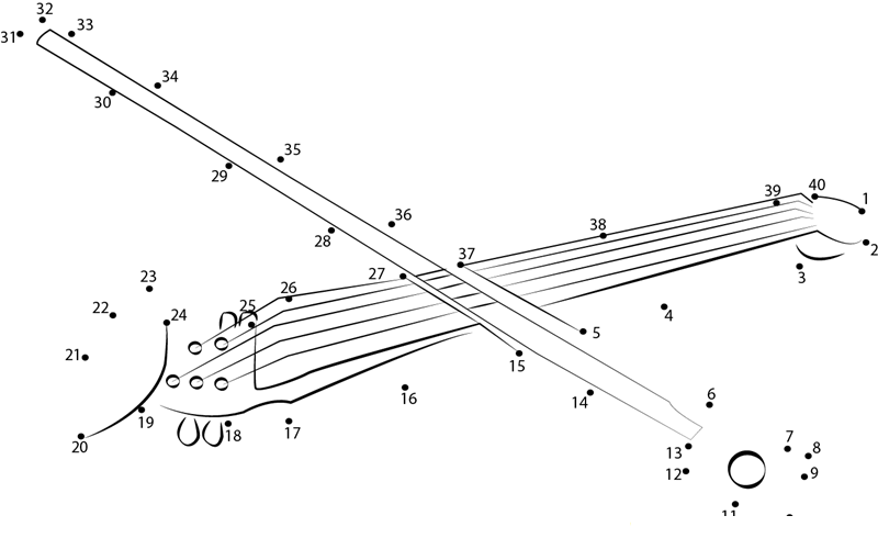 Hyperbow Sensor Pack Violin printable dot to dot worksheet