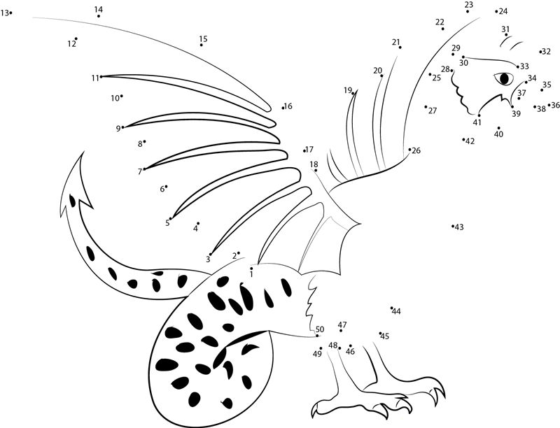 Cockatrice dot to dot worksheets