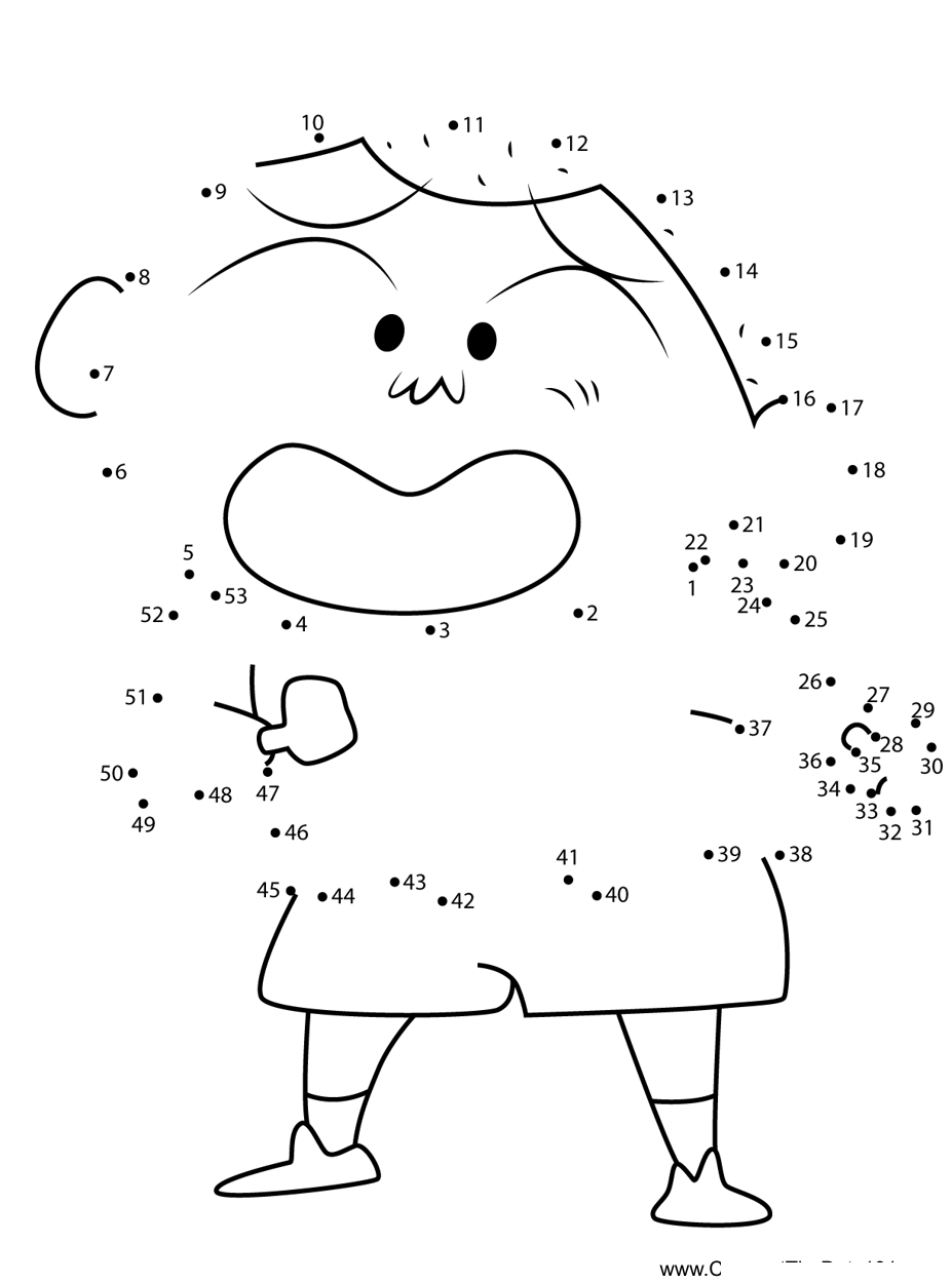 Masao-Sato-Crayon-Shin-Chan dot to dot worksheets