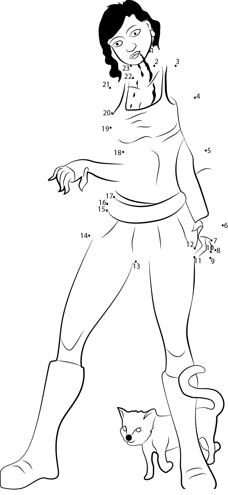 Singapore Zombie Walk dot to dot worksheets