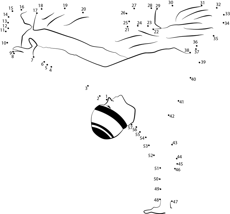 Dancer printable dot to dot worksheet