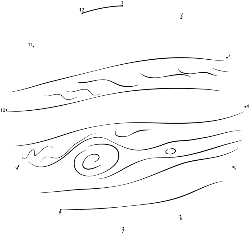 Jupiter Planet dot to dot worksheet