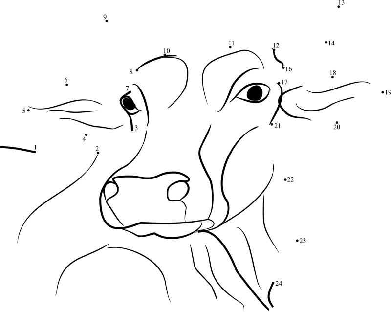 Importance Cow In Vedas And Puranas dot to dot worksheets