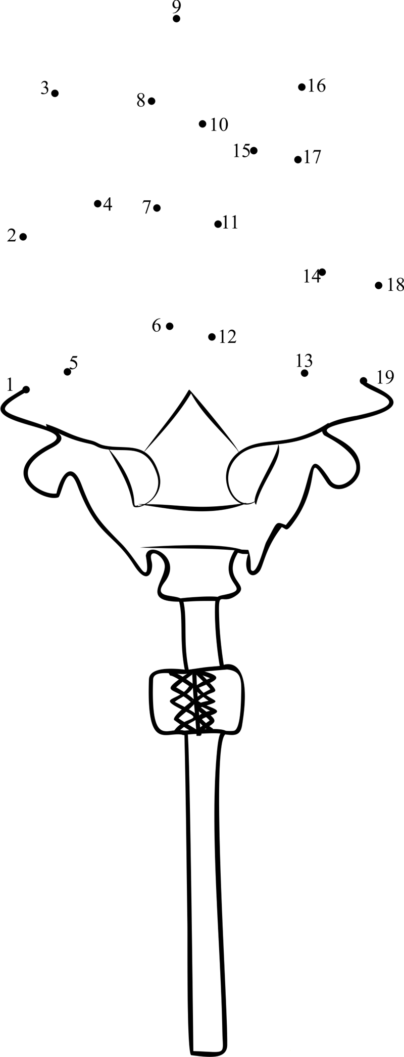 Trishul dot to dot worksheets